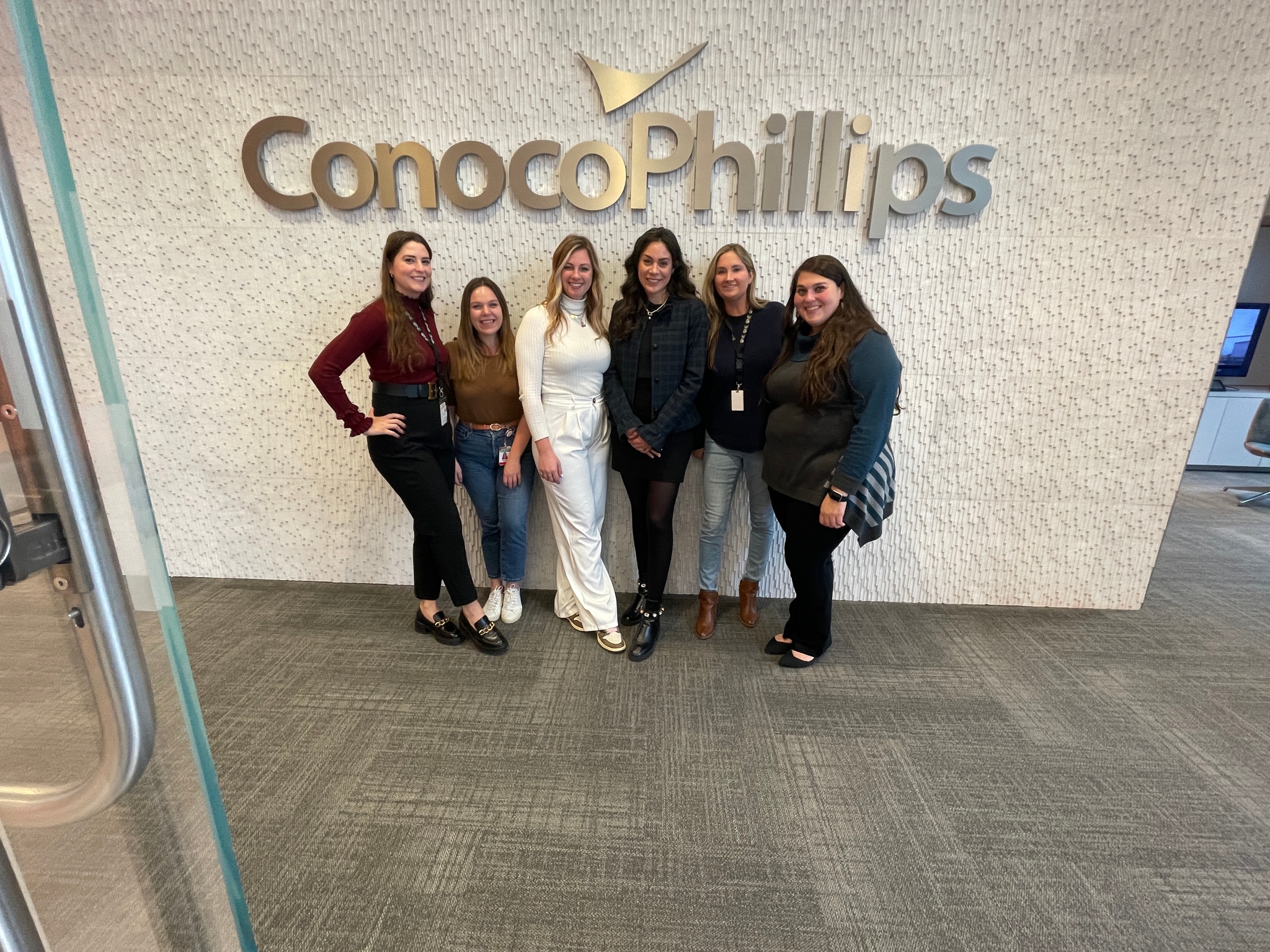 Sydney Kessler Zuiker with corporate partners at ConocoPhillips