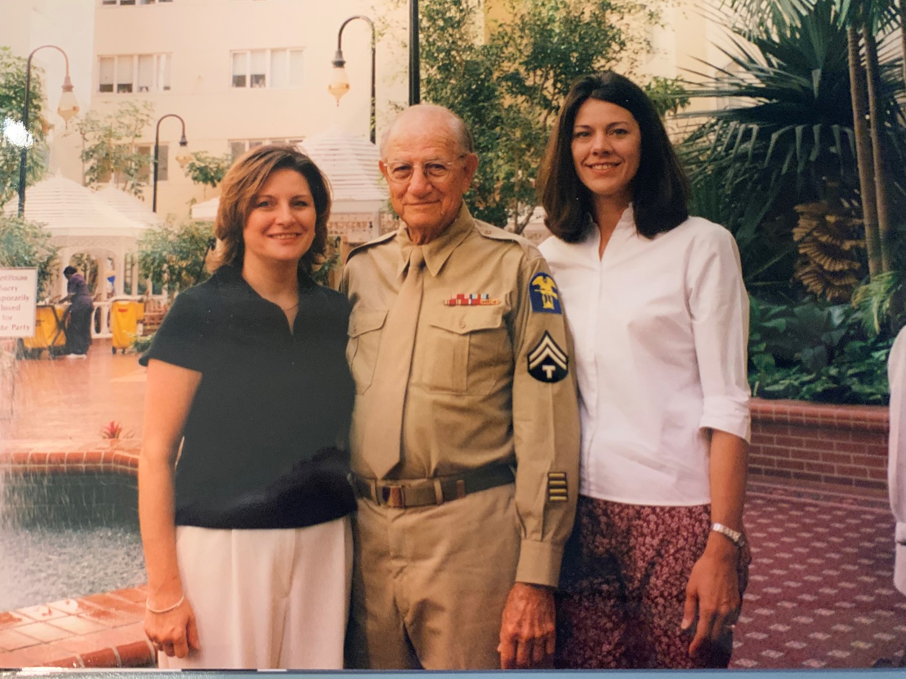 Leslie Kessler as a World War II veteran